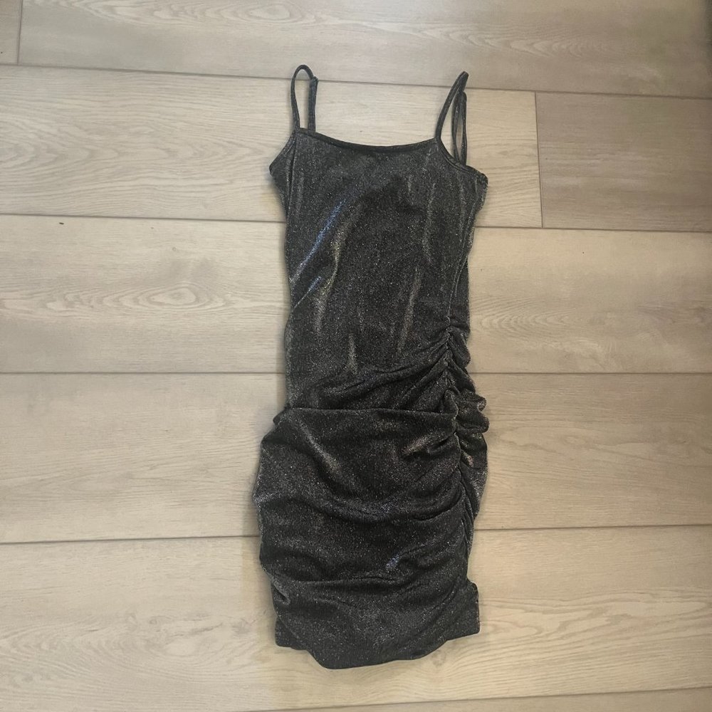 Katie J NYC Black Sparkle Dress